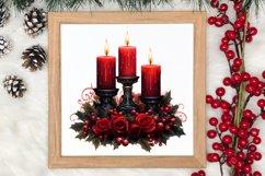 Gothic Christmas Clipart Sublimation, Gothic Christmas Product Image 3