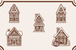 Gingerbread House SVG Bundle: Christmas Cut File Product Image 3