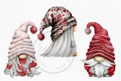 Valentines Set of 6 Gnomes | Gnome Clipart Png Product Image 2