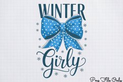 Winter Raccoon Sublimation Clipart PNG Product Image 1