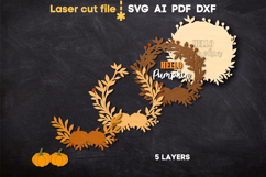 Thanksgiving SVG laser cut files for Glowforge Product Image 3