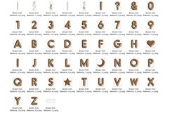 Brown Foil Balloon Clipart: "Balloon CLIPART" Brown clipart Product Image 3