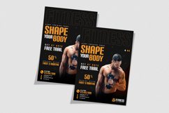 Fitness Flyer Template | Gym Flyer Template Product Image 4