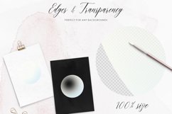 Spheres Clipart, Orbs Clip Art, Trendy Design Elements Product Image 3