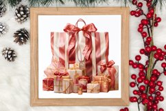 Holiday Shopping Clipart Sublimation, Christmas Shopping PNG Product Image 3