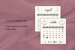 2026 Printable Desk Calendar - Mystical Product Image 3
