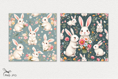 Easter bunny digital paper Product Image 3