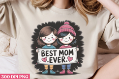 Floral Mama Mom Sublimation PNG Product Image 3