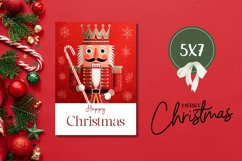 Cartoon Christmas Nutcracker Greeting Card Printable Product Image 3