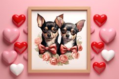 Gothic Valentines Day Clipart, Valentine Skeleton Product Image 3