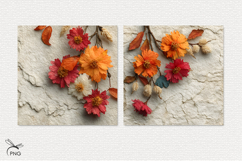 Autumn flowers digital paper Product Image 3