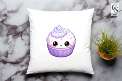 Lavender Donut Dessert Clipart Sublimation PNG Product Image 3