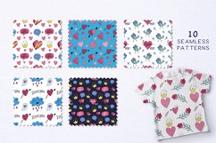Love clip arts, seamless patterns, cards Product Image 4