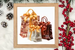 Holiday Shopping Clipart Sublimation, Christmas Shopping PNG Product Image 3