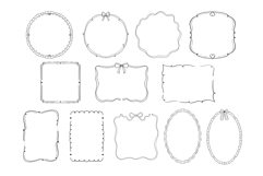 Hand Drawn Frames SVG, PNG Product Image 4