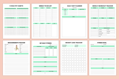 2027 Fit Life Journal | Fitness Planner &amp; Healthy Lifestyle Product Image 3