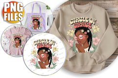 VIBRANT TSHIRT Ideas PNG, Pray Woman Product Image 1