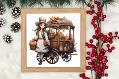 Cozy Christmas Farm Clipart, Christmas Clipart Product Image 3