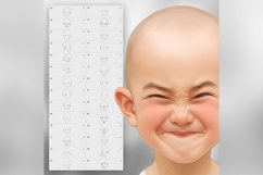 150 Procreate Boy's Head Base Stamp Brushes Product Image 9