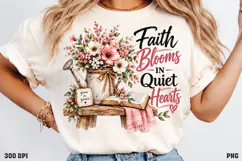 Held Together by Gentle Grace Shirt PNG, Colorful Christian Product Image 3