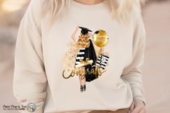 Graduation Blonde Girl PNG Congrats Grad Tumbler Mug Design Product Image 4
