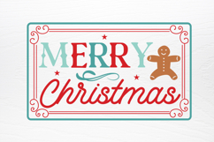 Vintage Christmas Sign SVG Product Image 3