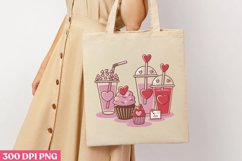 Valentine Drinks PNG, Cozy Valentine Sublimation PN Product Image 3
