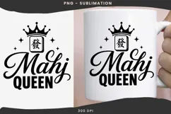 Mahjong quote png design for T-shirts Product Image 2