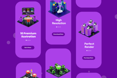 3D Start Up Isometric Pack Product Image 3