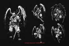 10 Bundle Dark Art Tengu Japanese Oni Demon Yokai Mask Skull Product Image 5