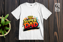 Superhero Dad Sublimation Clipart PNG Design Product Image 3