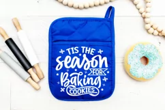 Tis the season for baking cookies SVG, Christmas SVG Product Image 2