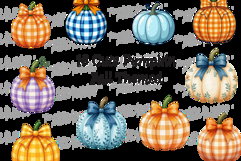 16 Cute Pumpkin Fall-Themed PNG Bundle | Kawaii Autumn Product Image 1