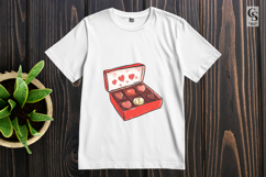 Heart Chocolate Box Clipart Sublimation PNG Product Image 2