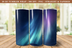 Northern Light Tumbler Wrap | 20 oz tumbler wrap Product Image 1