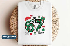 Funny Six Seven Meme Christmas PNG Sublimation Product Image 3