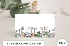 Watercolor Garden Seamless Border png Product Image 3
