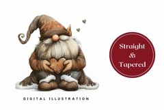 Christmas Gnome Tumbler, Cute Christmas Tumbler Wrap Design Product Image 3