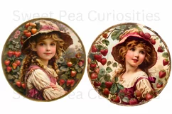 Strawberry, Strawberries, Ephemera, PNG, Clipart Product Image 3
