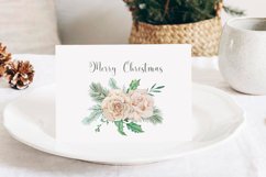 Watercolor Christmas Clipart, Merry Christmas Product Image 3