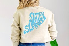 Staten Island Typography Word Art SVG Cut File Product Image 3