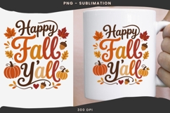 Autumn phrase png design for T-shirts Product Image 3
