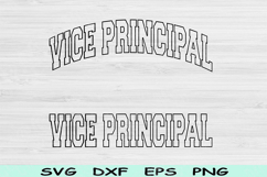 Vice Principal Svg Dxf Cut File, Vice Principal Png Cricut Product Image 1