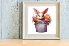 Easter Coffee Cup Sublimation Clipart, Watercolor Clipart Product Image 3