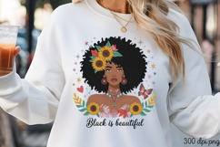 Black is Beautiful PNG, Black History Month sublimation Product Image 3