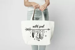Boho arrow svg, Tribal svg, Wild Soul svg, png files Product Image 3