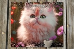 Cute Cats | skinny tumbler Sublimation design bundle, JPG Product Image 3