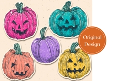 Funny Halloween Pumpkins Tumbler, Halloween Tumbler Design Product Image 3