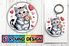 Joyful Circle Designs Sublimation, Cat Valentin's Day Product Image 1