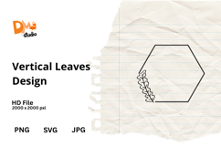 Vertical Leaves Design Product Image 1